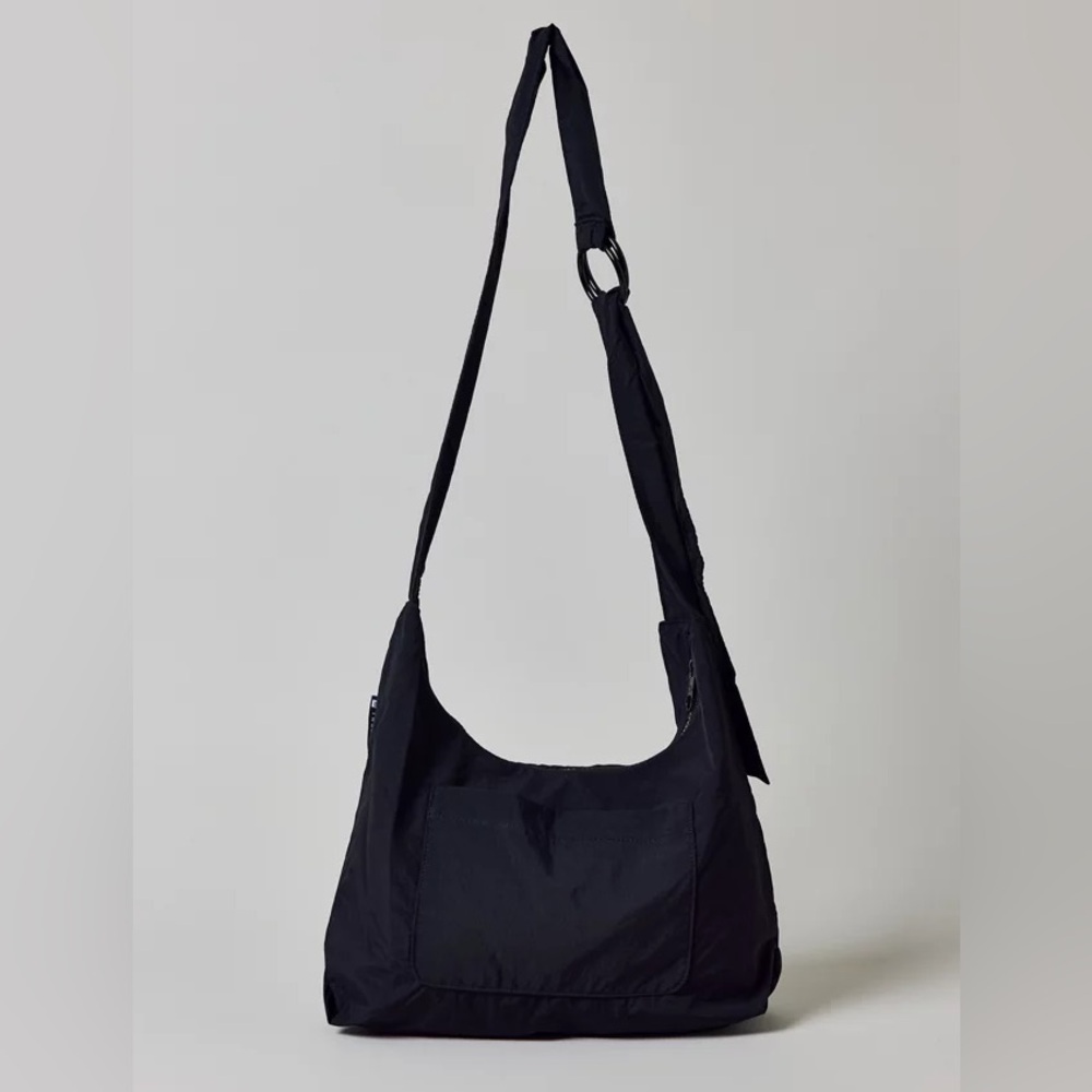 Thread Black Slouchy Bag